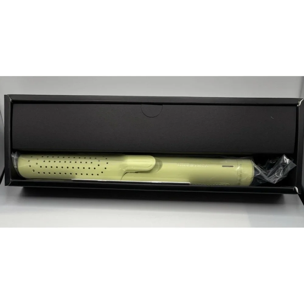 Wavytalk 1 Inch Curling Iron, Airflow Styler with 360° Cooling Air to Lock Green